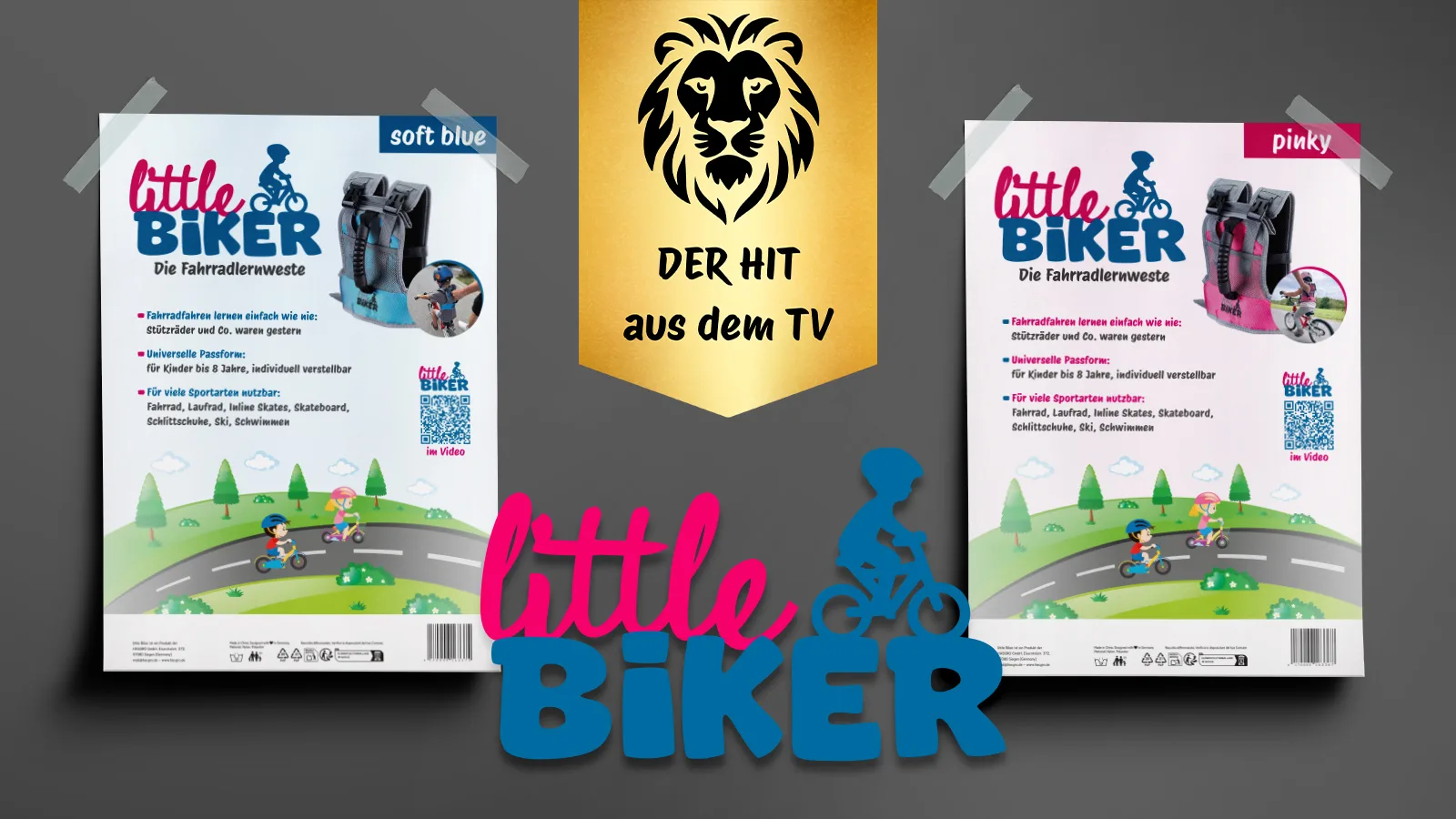 Little Biker Verpackungsaufkleber